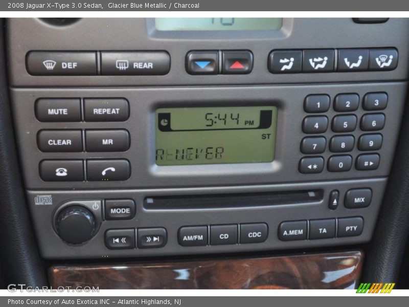 Controls of 2008 X-Type 3.0 Sedan