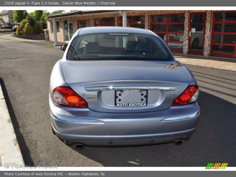 Glacier Blue Metallic / Charcoal 2008 Jaguar X-Type 3.0 Sedan