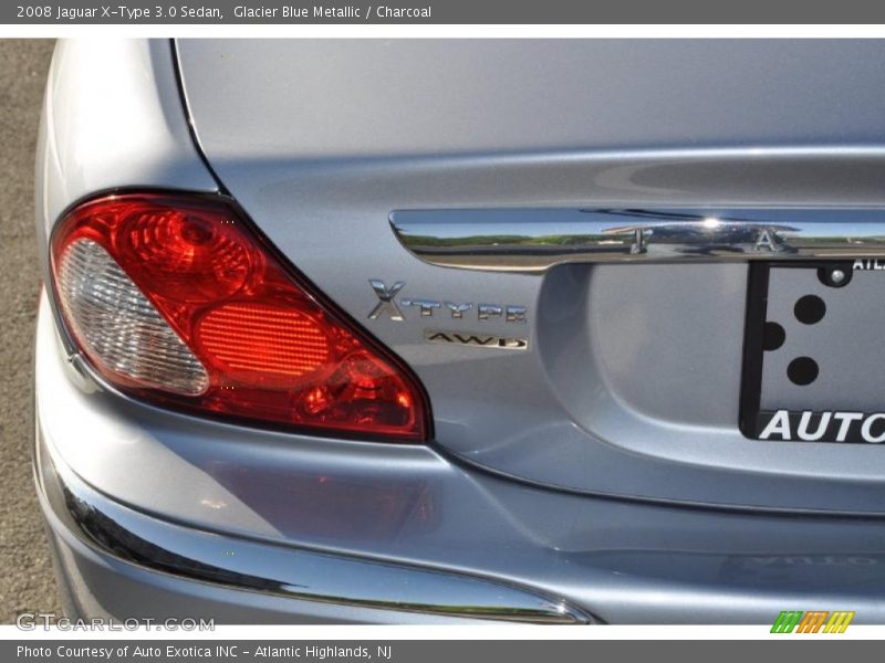 Glacier Blue Metallic / Charcoal 2008 Jaguar X-Type 3.0 Sedan