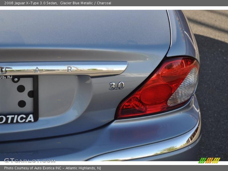 Glacier Blue Metallic / Charcoal 2008 Jaguar X-Type 3.0 Sedan
