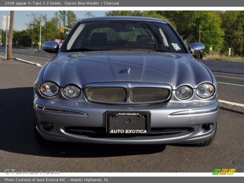 Glacier Blue Metallic / Charcoal 2008 Jaguar X-Type 3.0 Sedan