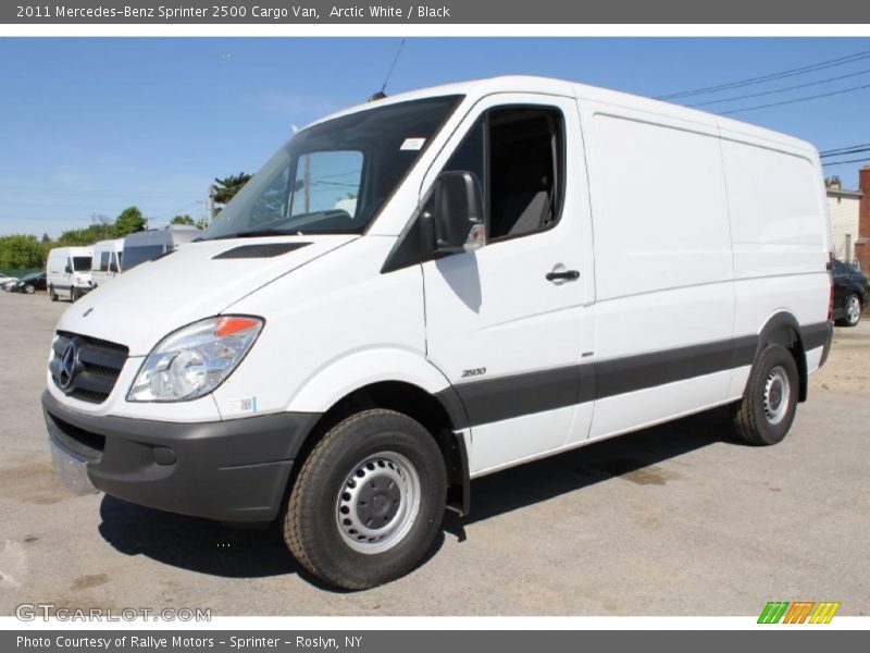 Front 3/4 View of 2011 Sprinter 2500 Cargo Van
