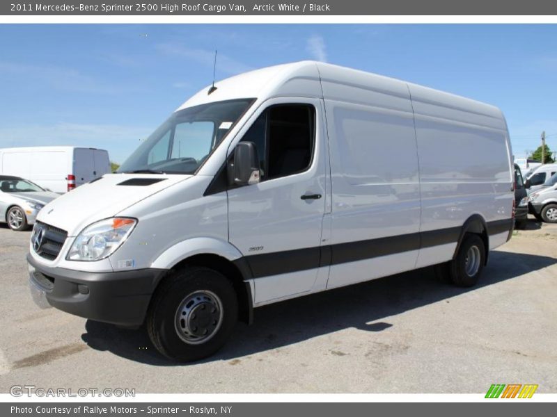 Arctic White / Black 2011 Mercedes-Benz Sprinter 2500 High Roof Cargo Van