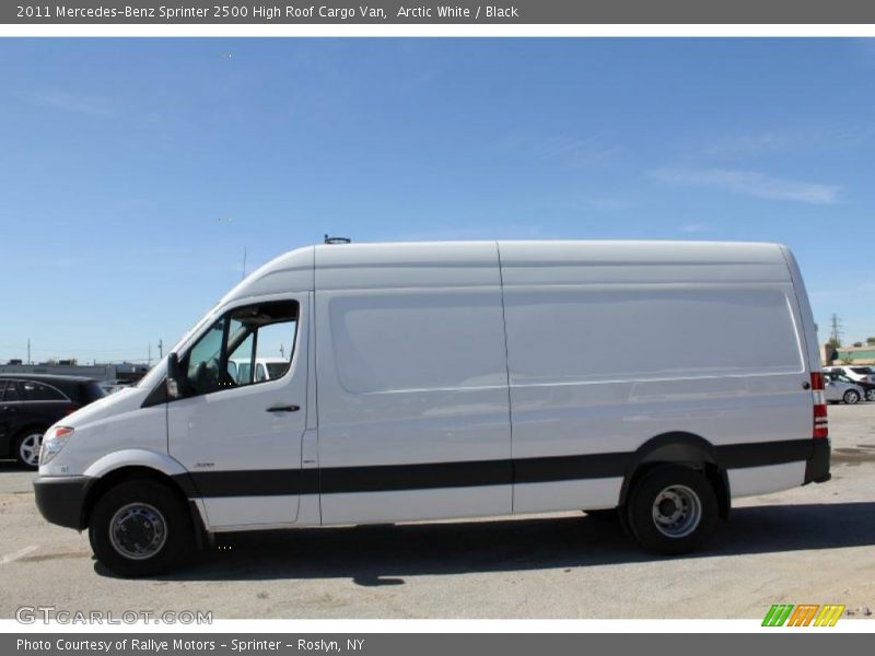 Arctic White / Black 2011 Mercedes-Benz Sprinter 2500 High Roof Cargo Van