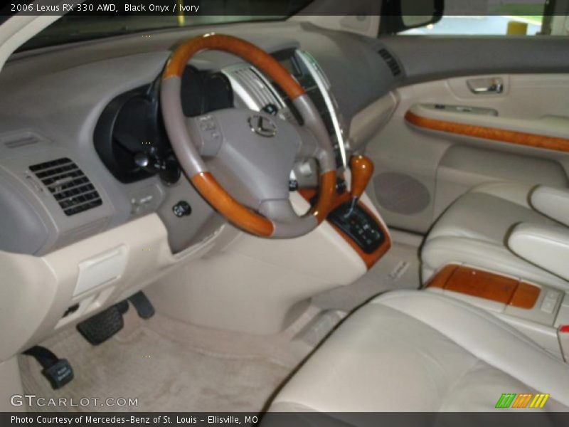 Black Onyx / Ivory 2006 Lexus RX 330 AWD