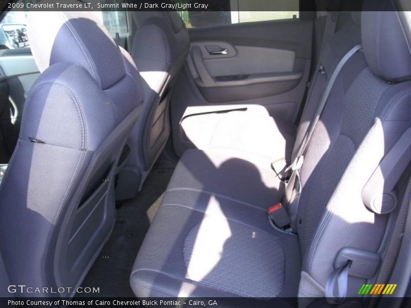 Summit White / Dark Gray/Light Gray 2009 Chevrolet Traverse LT