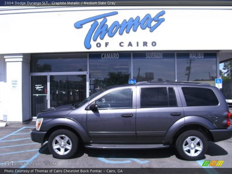 Graphite Metallic / Medium Slate Gray 2004 Dodge Durango SLT