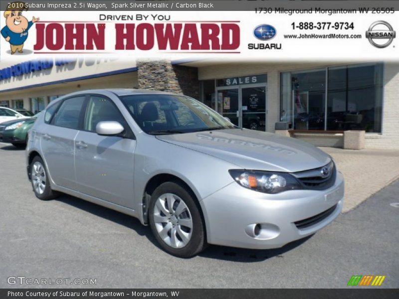Spark Silver Metallic / Carbon Black 2010 Subaru Impreza 2.5i Wagon