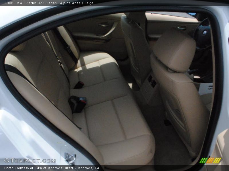 Alpine White / Beige 2006 BMW 3 Series 325i Sedan
