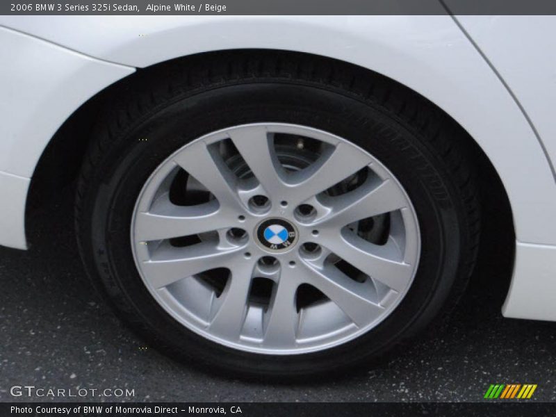 Alpine White / Beige 2006 BMW 3 Series 325i Sedan
