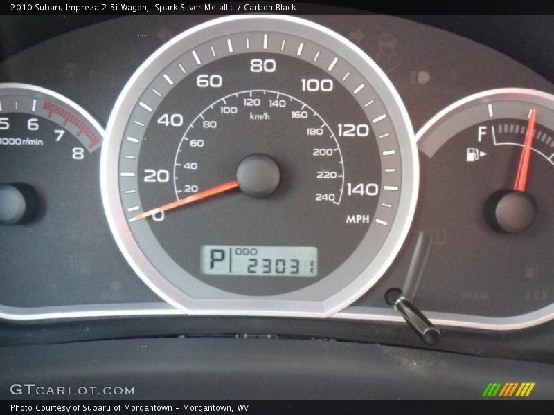 Spark Silver Metallic / Carbon Black 2010 Subaru Impreza 2.5i Wagon