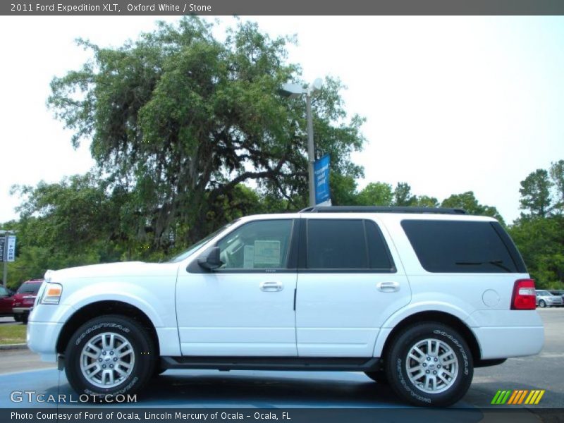Oxford White / Stone 2011 Ford Expedition XLT