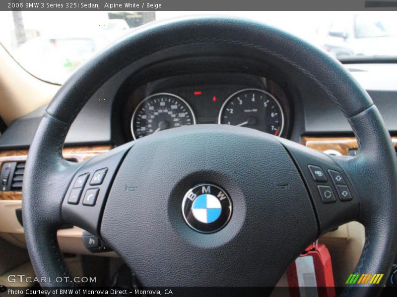 Alpine White / Beige 2006 BMW 3 Series 325i Sedan