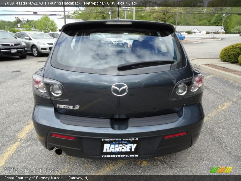 Metropolitan Gray Mica / Black 2009 Mazda MAZDA3 s Touring Hatchback