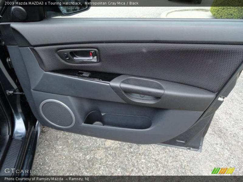 Metropolitan Gray Mica / Black 2009 Mazda MAZDA3 s Touring Hatchback