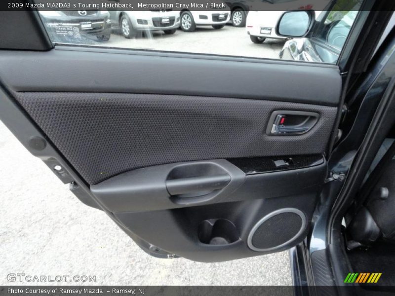 Metropolitan Gray Mica / Black 2009 Mazda MAZDA3 s Touring Hatchback