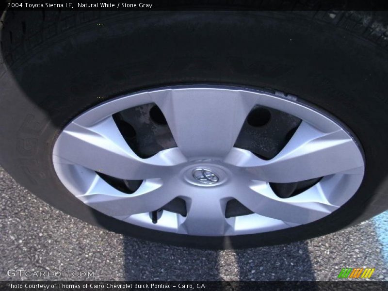 Natural White / Stone Gray 2004 Toyota Sienna LE