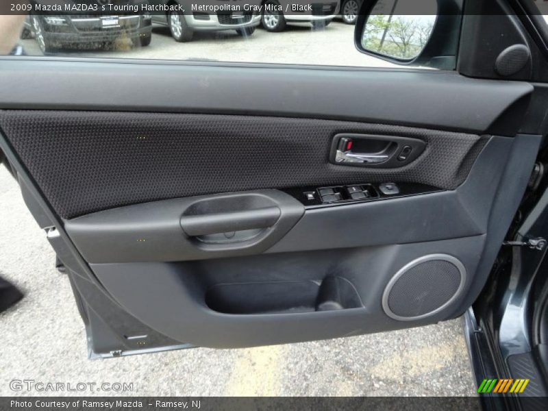 Metropolitan Gray Mica / Black 2009 Mazda MAZDA3 s Touring Hatchback