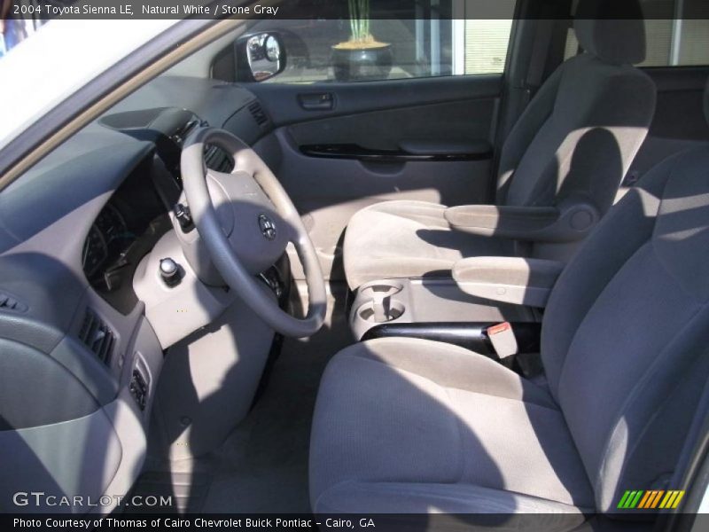 Natural White / Stone Gray 2004 Toyota Sienna LE