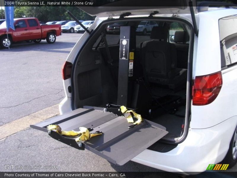 Natural White / Stone Gray 2004 Toyota Sienna LE