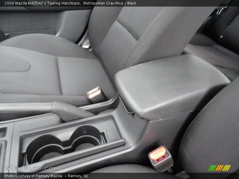Metropolitan Gray Mica / Black 2009 Mazda MAZDA3 s Touring Hatchback