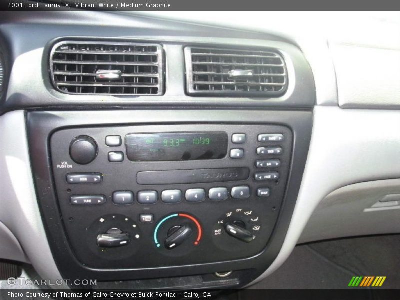 Vibrant White / Medium Graphite 2001 Ford Taurus LX
