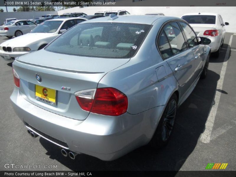 Silverstone Metallic / Silver Novillo Leather 2008 BMW M3 Sedan