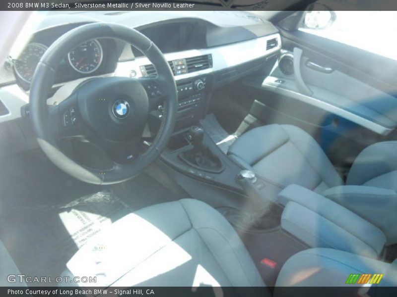 Silverstone Metallic / Silver Novillo Leather 2008 BMW M3 Sedan
