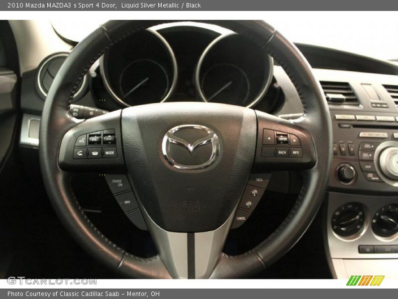 Liquid Silver Metallic / Black 2010 Mazda MAZDA3 s Sport 4 Door