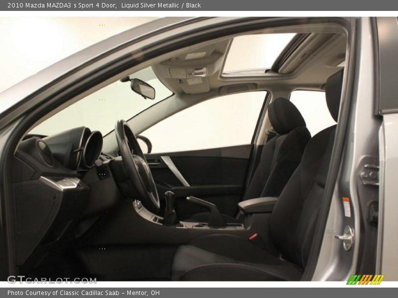 Liquid Silver Metallic / Black 2010 Mazda MAZDA3 s Sport 4 Door