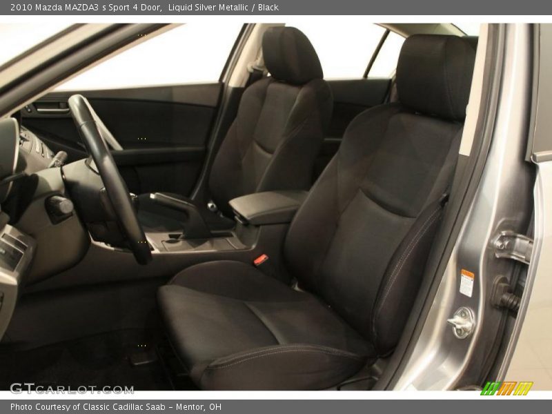 Liquid Silver Metallic / Black 2010 Mazda MAZDA3 s Sport 4 Door