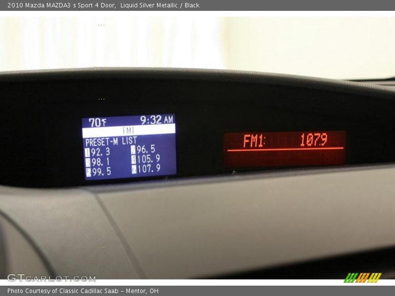 Liquid Silver Metallic / Black 2010 Mazda MAZDA3 s Sport 4 Door