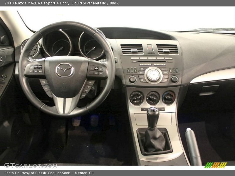 Liquid Silver Metallic / Black 2010 Mazda MAZDA3 s Sport 4 Door