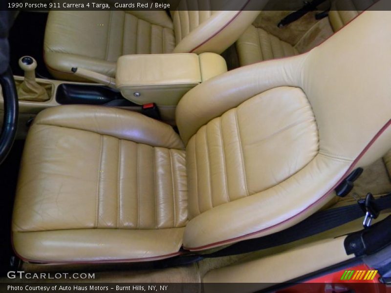  1990 911 Carrera 4 Targa Beige Interior