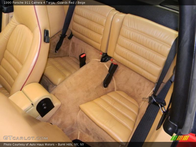  1990 911 Carrera 4 Targa Beige Interior