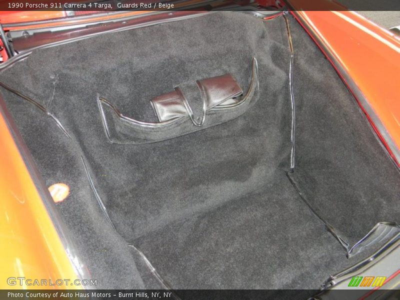  1990 911 Carrera 4 Targa Trunk