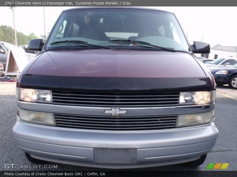 Cyclamen Purple Metallic / Gray 1997 Chevrolet Astro LS Passenger Van
