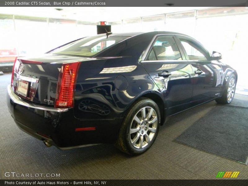 Blue Chip / Cashmere/Cocoa 2008 Cadillac CTS Sedan