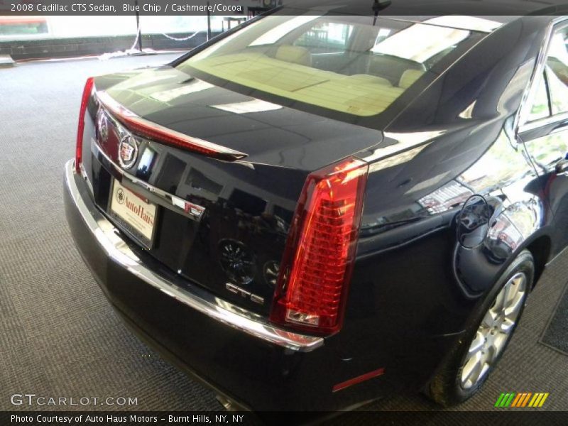Blue Chip / Cashmere/Cocoa 2008 Cadillac CTS Sedan