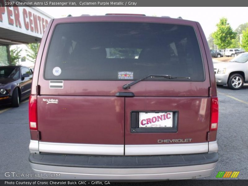 Cyclamen Purple Metallic / Gray 1997 Chevrolet Astro LS Passenger Van