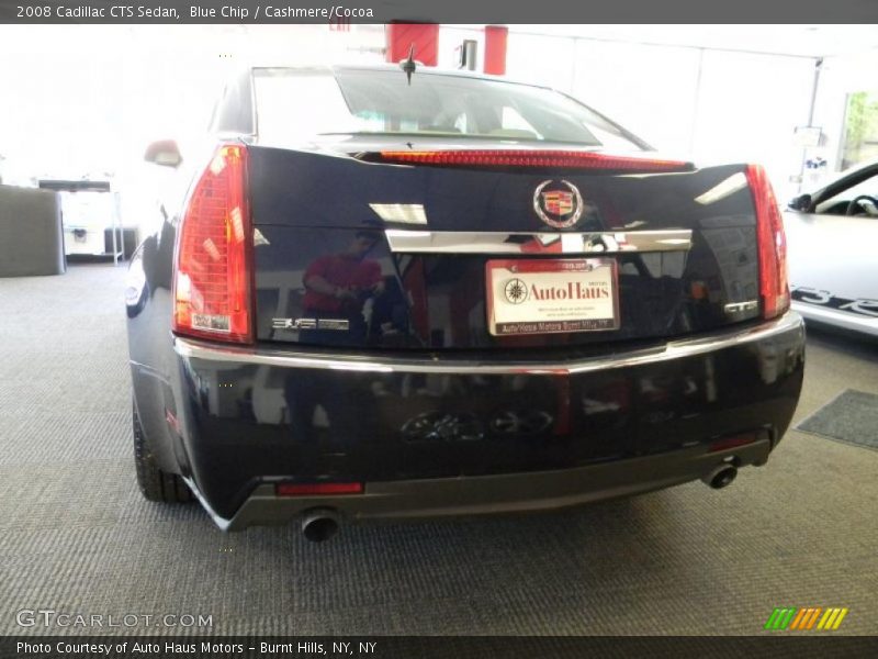 Blue Chip / Cashmere/Cocoa 2008 Cadillac CTS Sedan