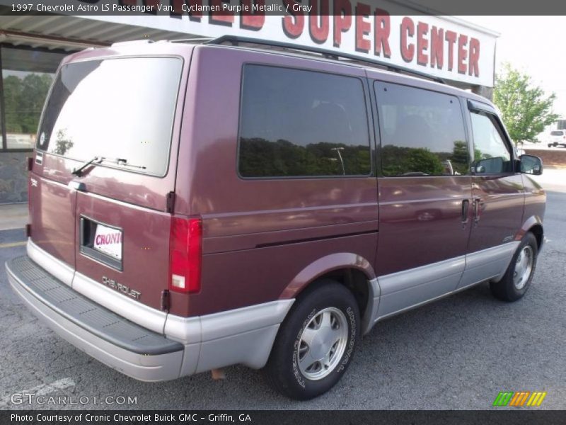 Cyclamen Purple Metallic / Gray 1997 Chevrolet Astro LS Passenger Van