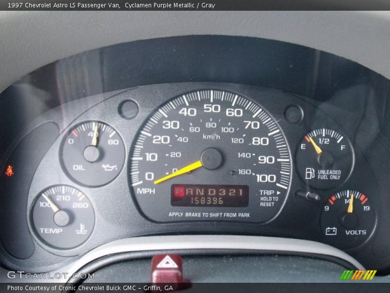  1997 Astro LS Passenger Van LS Passenger Van Gauges