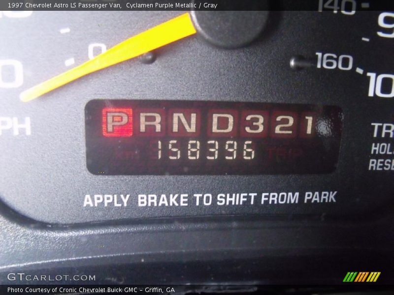 Cyclamen Purple Metallic / Gray 1997 Chevrolet Astro LS Passenger Van