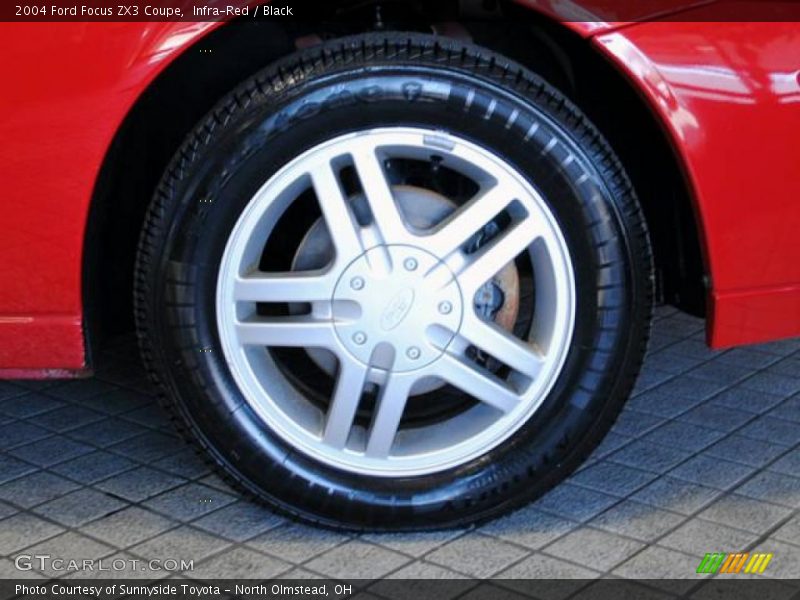 Infra-Red / Black 2004 Ford Focus ZX3 Coupe