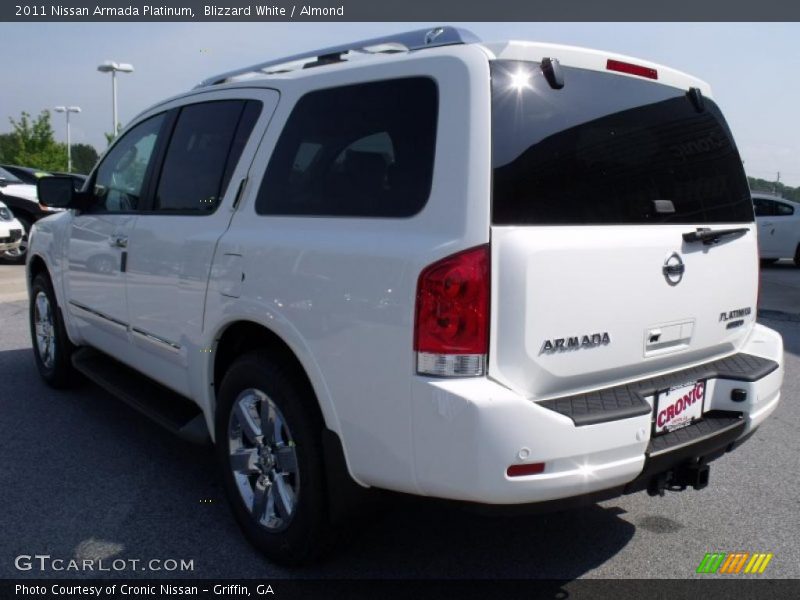 Blizzard White / Almond 2011 Nissan Armada Platinum