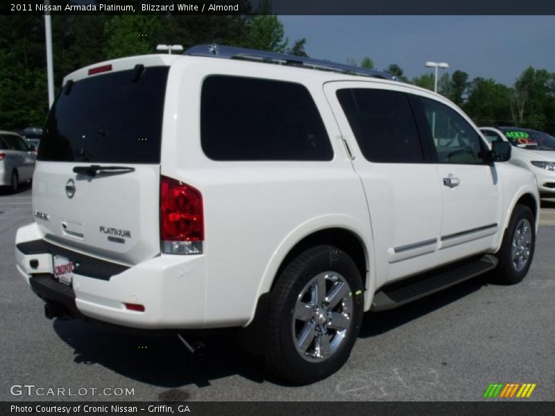 Blizzard White / Almond 2011 Nissan Armada Platinum