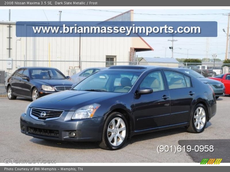 Dark Slate Metallic / Frost 2008 Nissan Maxima 3.5 SE