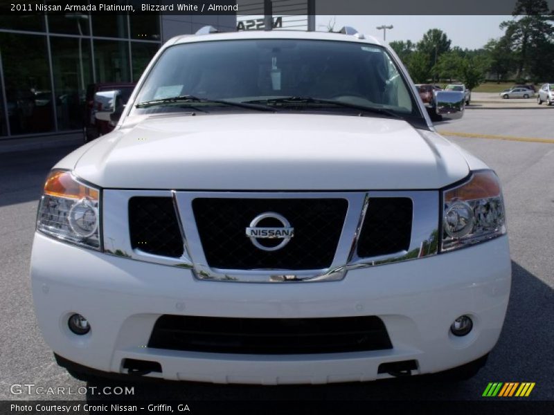 Blizzard White / Almond 2011 Nissan Armada Platinum