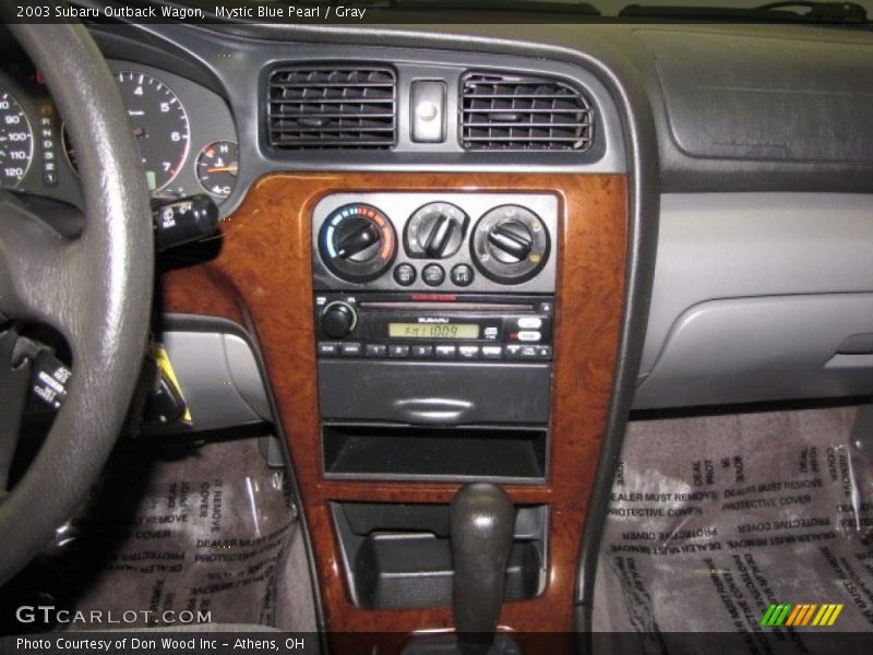 Mystic Blue Pearl / Gray 2003 Subaru Outback Wagon